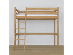 Oak loft bed N03 Natural Oak 120x190