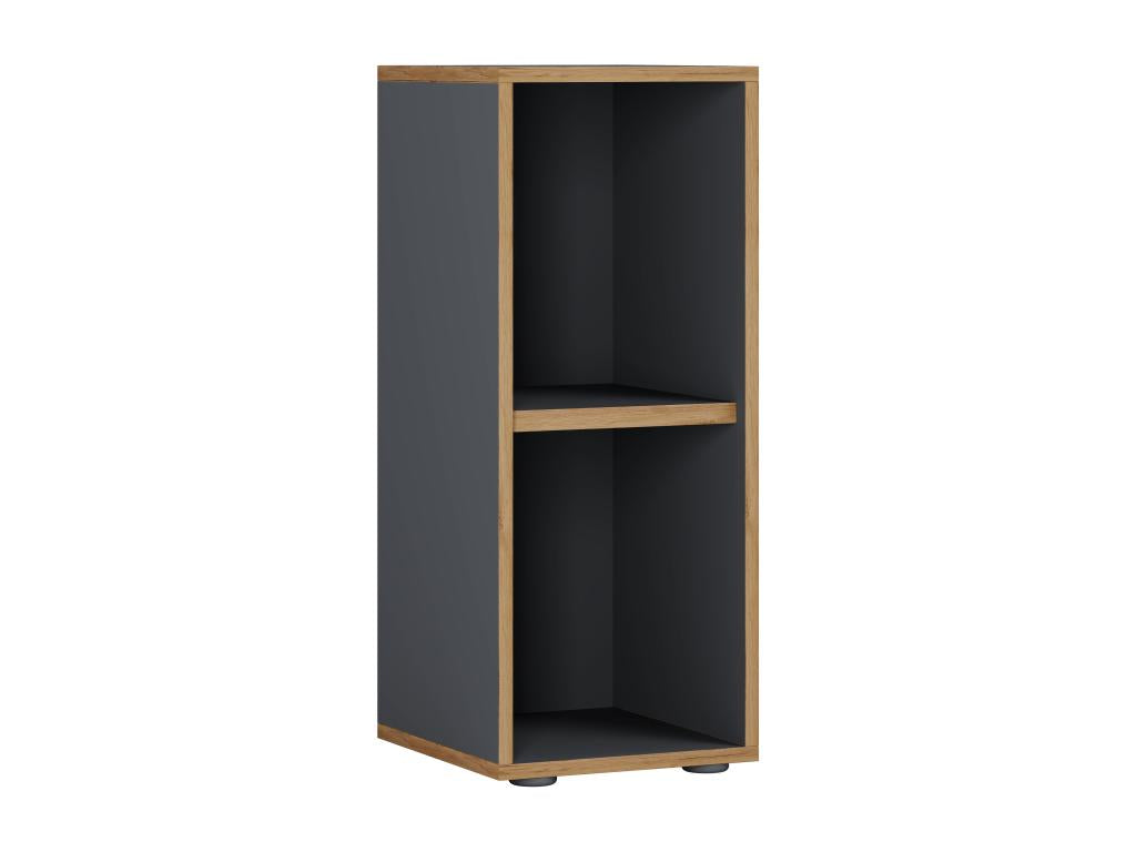 Wooden furniture desk, bookshelf, file shelf, filing shelf, Salia 2x L- 30 cm Anthracite