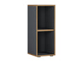 Wooden furniture desk, bookshelf, file shelf, filing shelf, Salia 2x L- 30 cm Anthracite