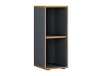 Wooden furniture desk, bookshelf, file shelf, filing shelf, Salia 2x L- 30 cm Anthracite
