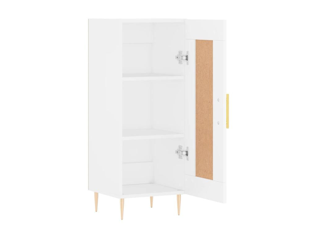 White sideboard 34.5x34x90 cm engineered wood