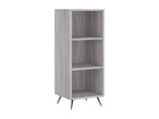 Laviecasa grey shelving unit 34.5x32.5x90cm engineered wood HBPG84008