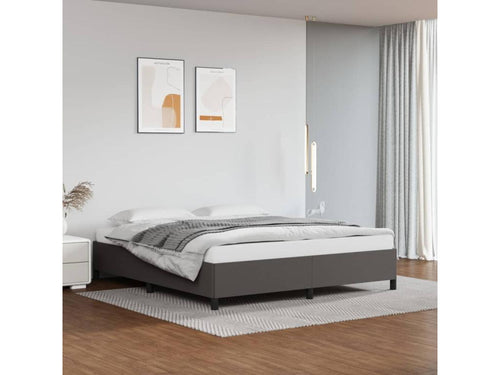 Grey bed frame 180x200 Faux leather
