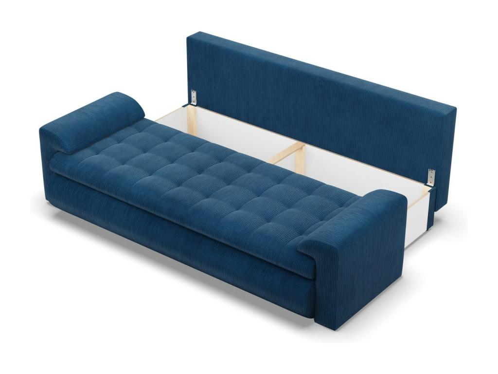 Laviecasa 3-seater sofa with sleeper function - Dark blue FLQJ84404