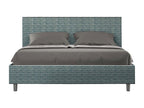Bed with upholstered slatted base 160x210 Laviecasa fabric 8 blue Laviecasa KSRM95420