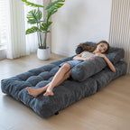 8 Corduroy Folding Couch Sofa Bed,Single