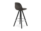 Meublori Scandinavian Bar Stool 87cm Grey / Black