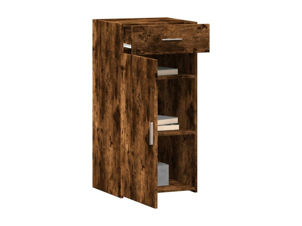 Smoked oak sideboard 45x42.5x93 cm engineered wood