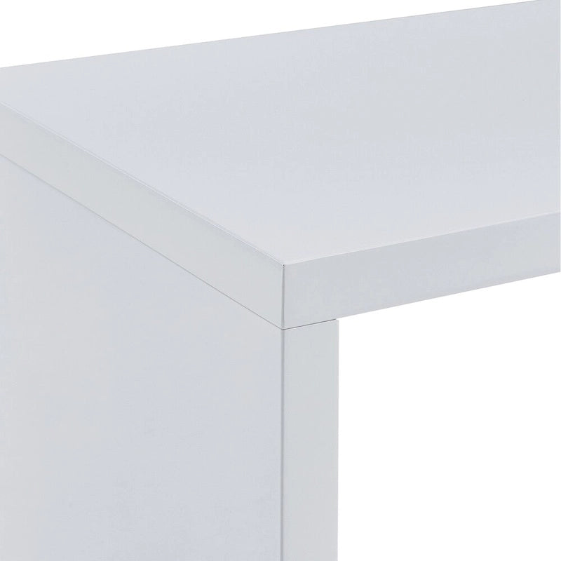 SEI Furniture Ballintoy Rotating Desk with Shelving