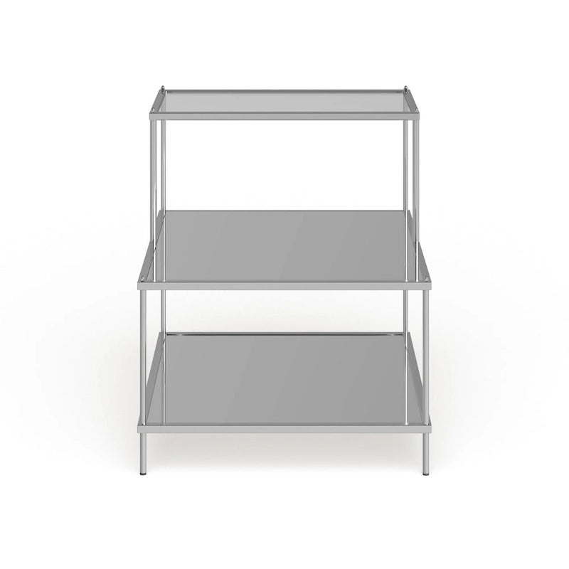 SEI Furniture Grant Glam Mirrored Side Table