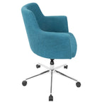 Carson Carrington Duved Contemporary Fabric Office Chair - N/A