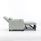Convertible 3-In-1 Pull-Out Sleeper Chair Bed with USB Port - 34.26 x 68.12 x 33.08