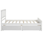 Twin size Platform Bed with Two Drawers