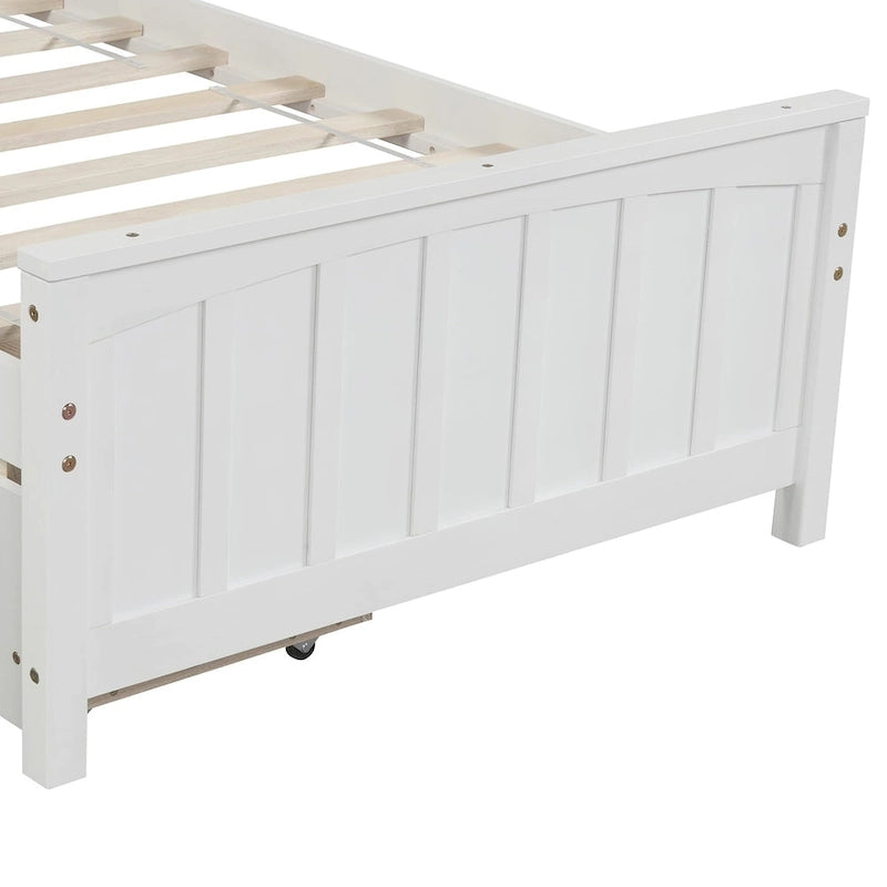 Twin size Platform Bed with Two Drawers