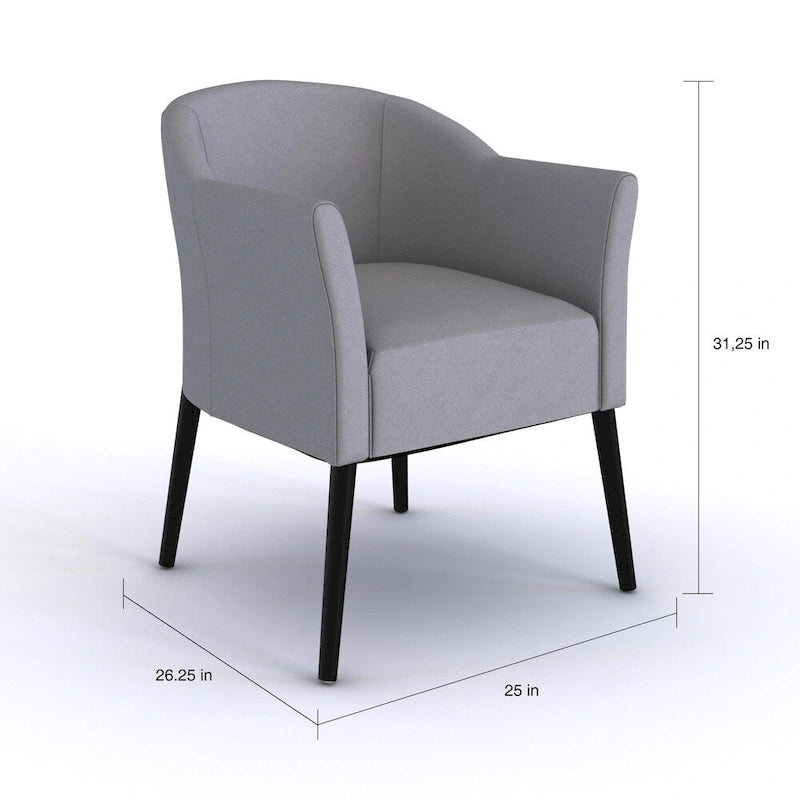 Carson Carrington Augustenborg Fabric Arm Chair by Christopher Knight Home