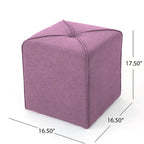 Kenyon Fabric Square Ottoman by Christopher Knight Home