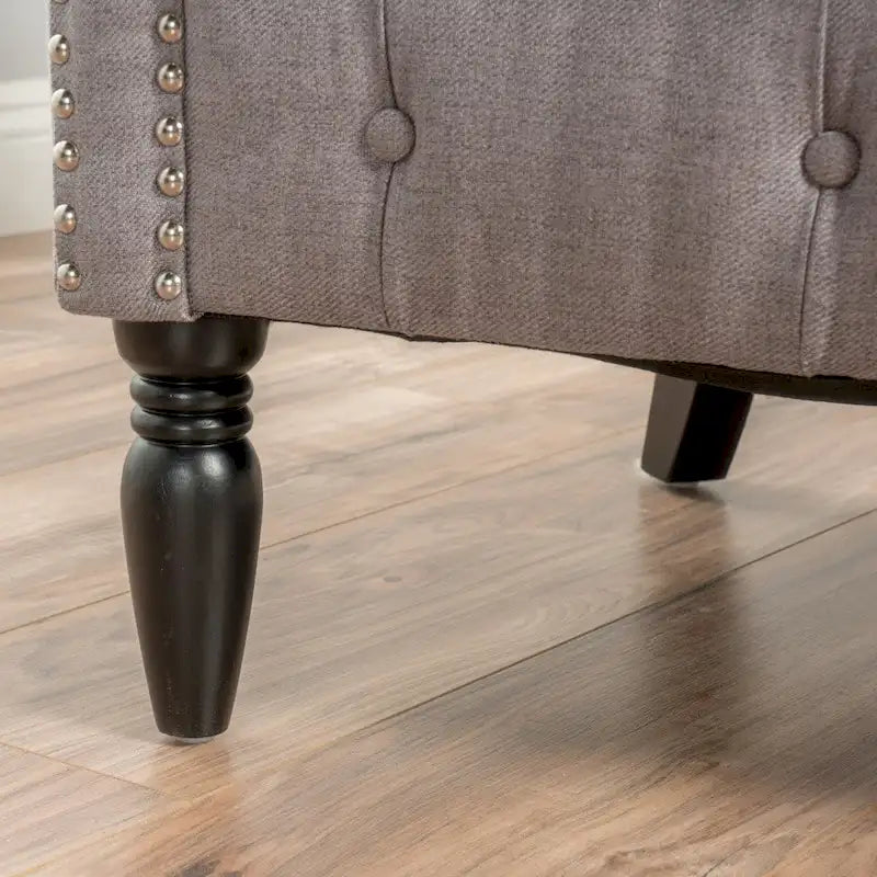 Akira Tufted Fabric Club Chair by Christopher Knight Home