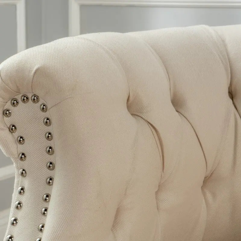 Akira Tufted Fabric Club Chair by Christopher Knight Home
