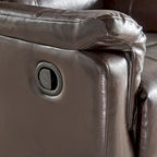 Jennette Faux Leather Swivel Gliding Recliner by Christopher Knight Home