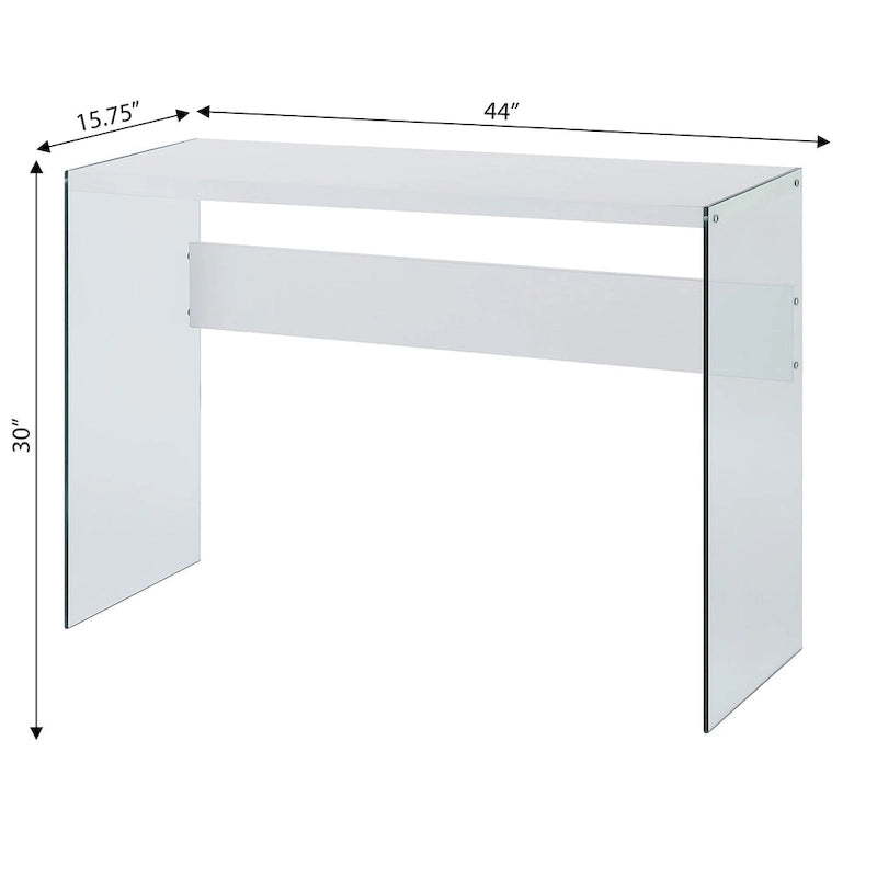 Convenience Concepts SoHo Glass Console Table/Desk
