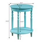 Convenience Concepts Classic Accents Brandi Oval End Table with Shelf