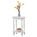 Convenience Concepts Classic Accents Brandi Oval End Table with Shelf