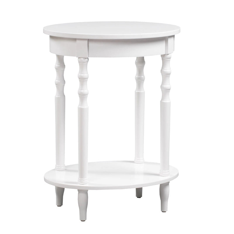 Convenience Concepts Classic Accents Brandi Oval End Table with Shelf