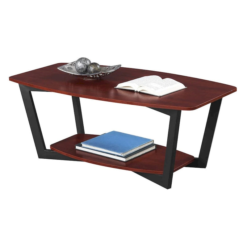 Convenience Concepts Graystone Coffee Table with Shelf