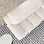 Michael Segura Bonded Leather Upholstered Sofa