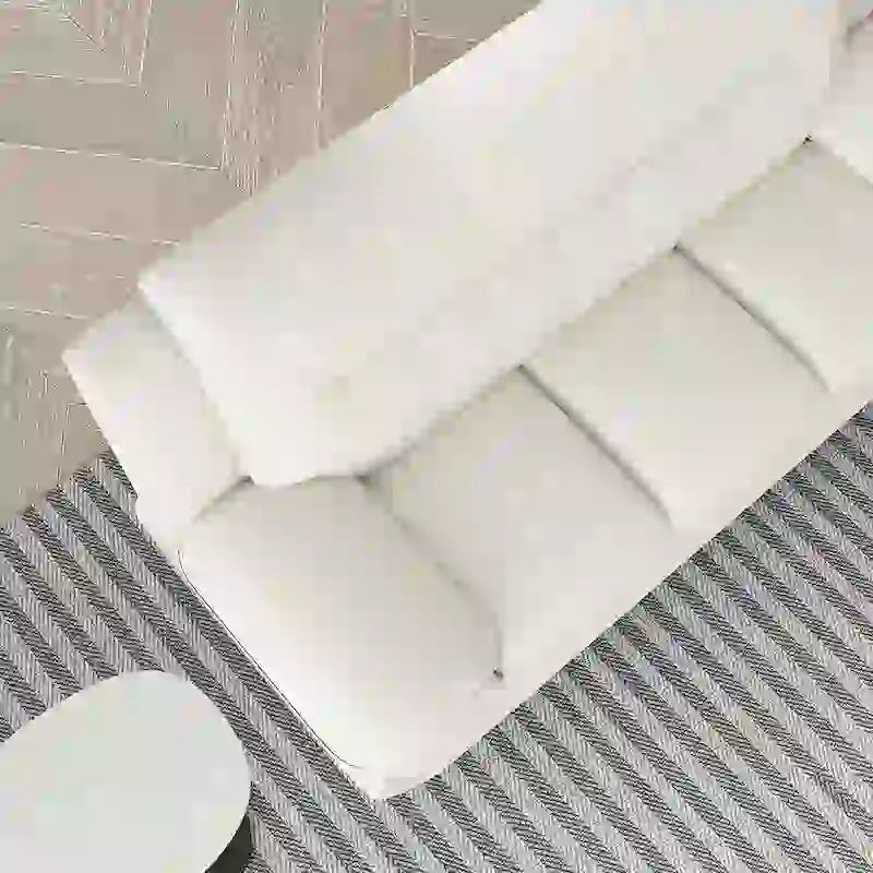 Michael Segura Bonded Leather Upholstered Sofa
