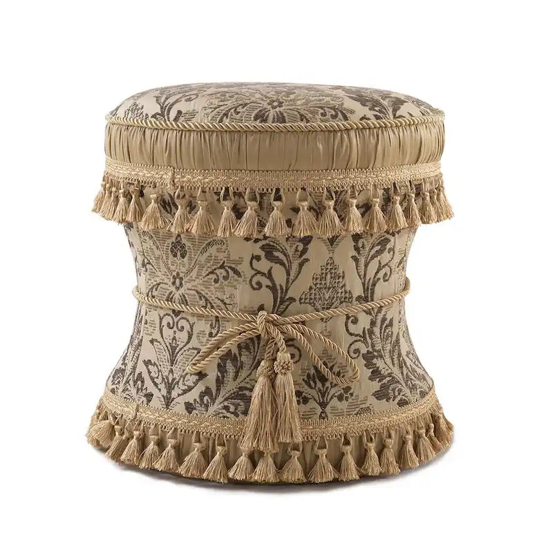 Leona Decorative Vanity Stool Ottoman