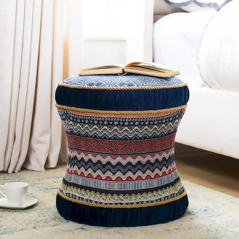 Leona Decorative Vanity Stool Ottoman