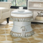 Leona Decorative Vanity Stool Ottoman