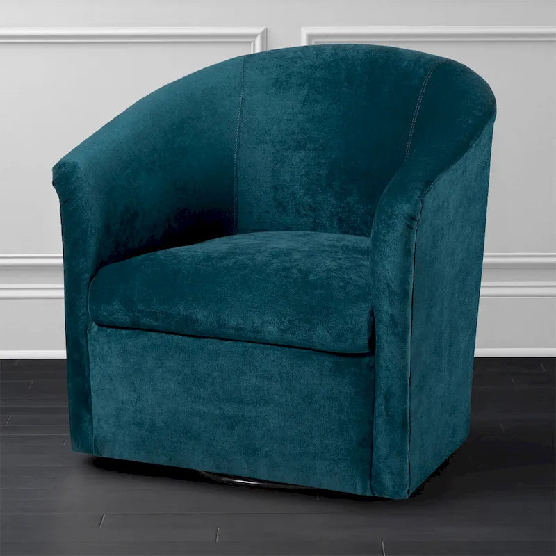 Ellery Modern Microfiber Swivel Accent Chair by Greyson Living