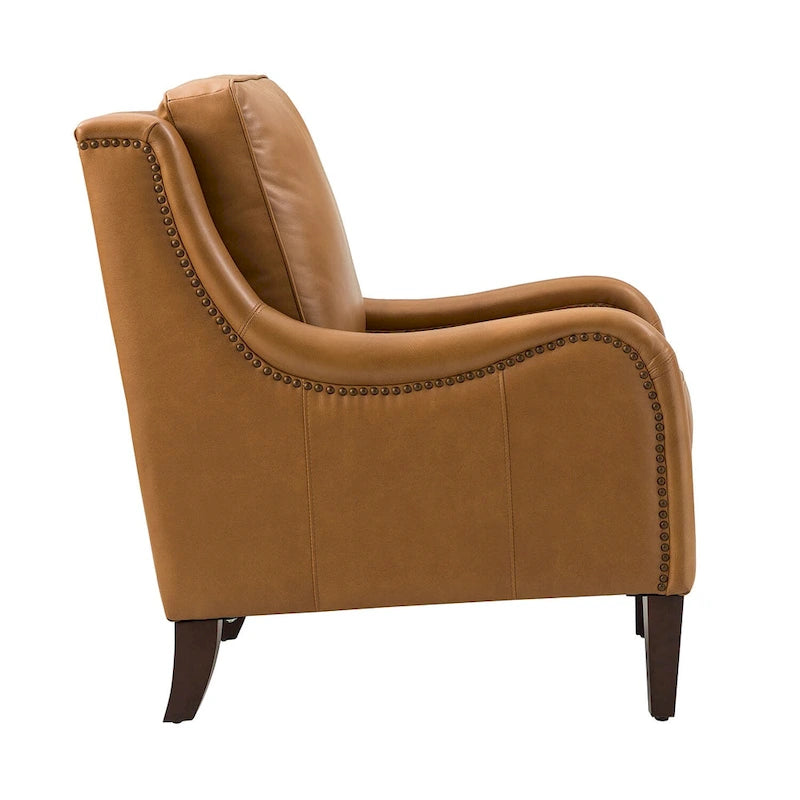 Pascual Comfy Living Room Armchair Set Of 2 with Solid Wood Legs