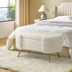 Clara 39.4 Wide Storage Bench with Metal Legs