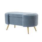 Clara 39.4 Wide Storage Bench with Metal Legs
