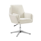 Marcia Swivel Sherpa Chair Accent Chair