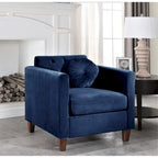 Persaud Velvet Kitts Classic Chesterfield Chair