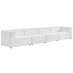 Mingle Vegan Leather 4-Piece Sectional Sofa