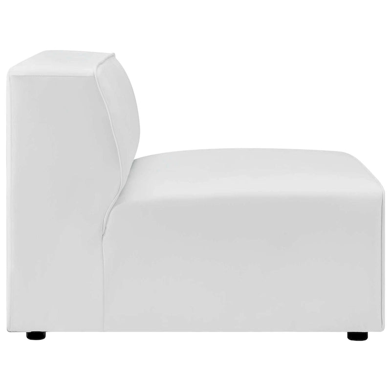 Mingle Vegan Leather 4-Piece Sectional Sofa
