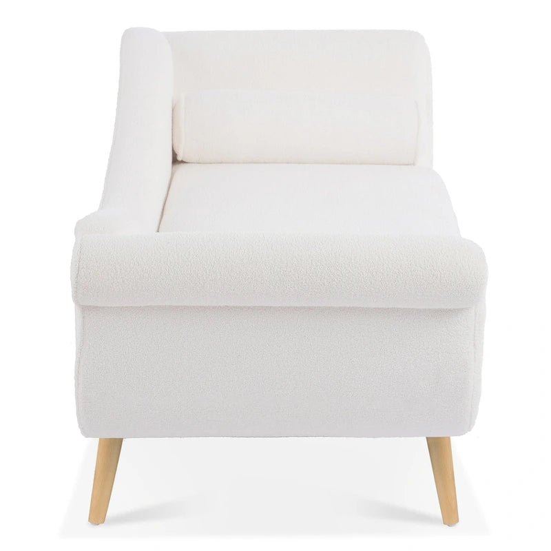 70.86W Chaise Lounge with Scroll Arm