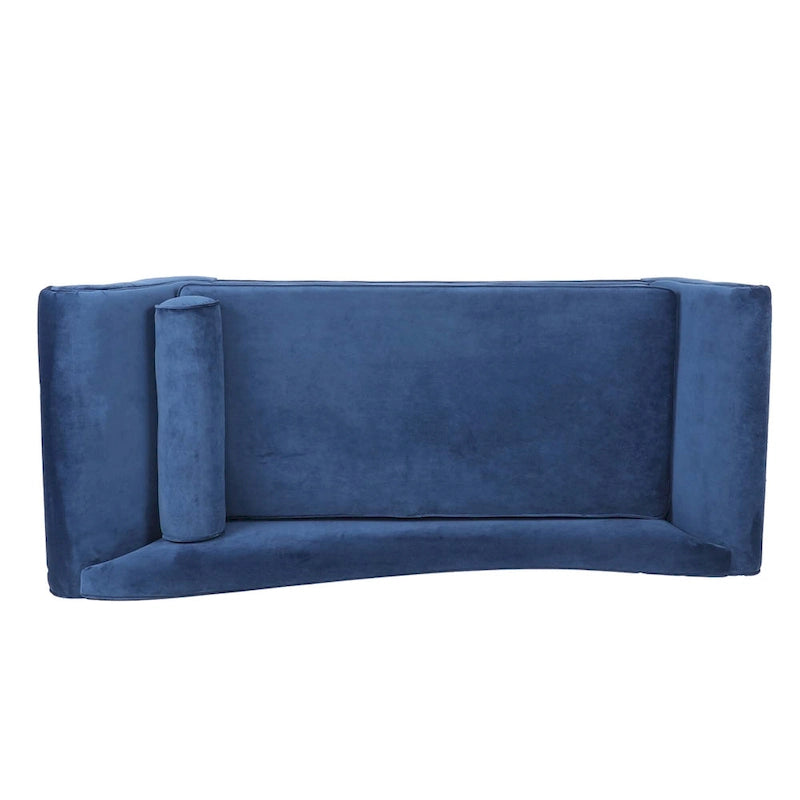 70.86W Chaise Lounge with Scroll Arm