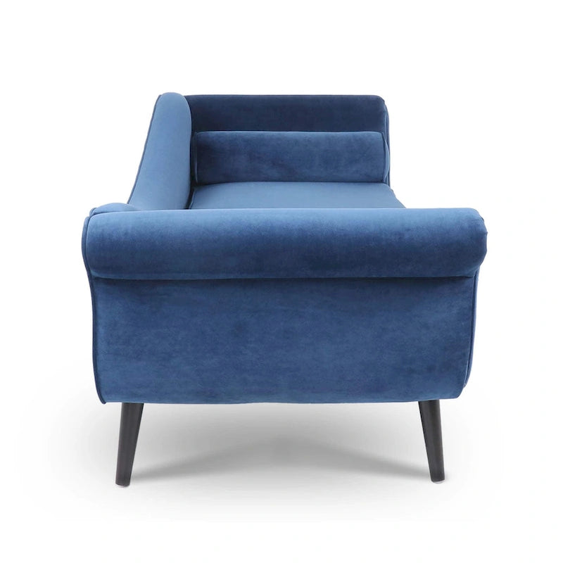 70.86W Chaise Lounge with Scroll Arm