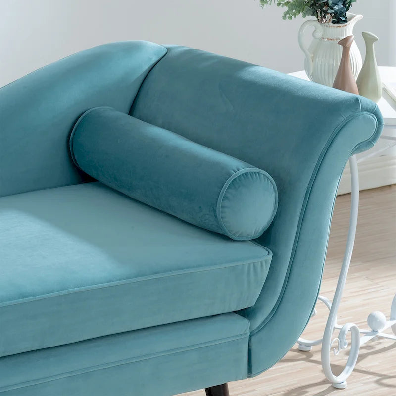 70.86W Chaise Lounge with Scroll Arm