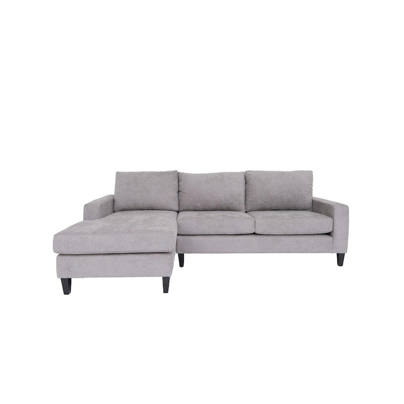 Coast to Coast Sofas Contemporary L Shaped Sectional Sofa Polyester Nylon Solid Wood Frame Upholstered
