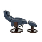 Fjords Admiral R Leather Recliner and Ottoman
