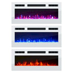 Reno WH05 Electric Fireplace Modern Wall Unit Entertainment Center