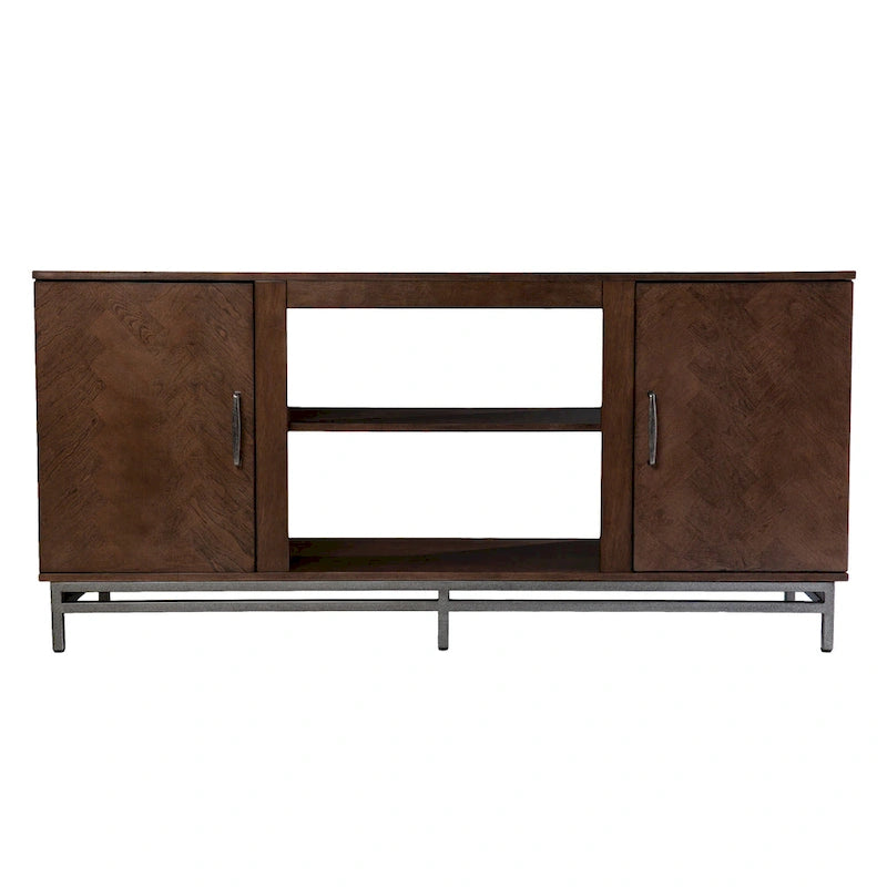 SEI Furniture Dibbonly Media TV Stand w/ Storage for TV's up to 56