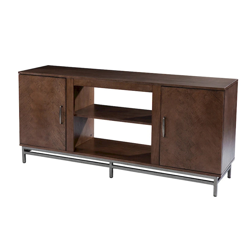 SEI Furniture Dibbonly Media TV Stand w/ Storage for TV's up to 56